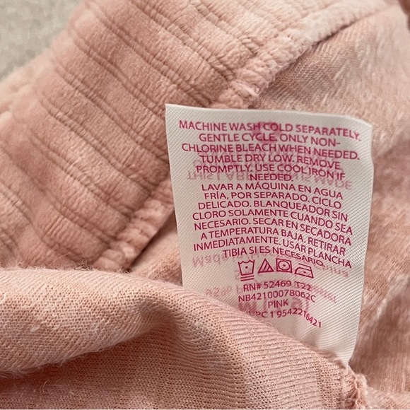 NO BOUNDARIES Junior Pants High Rise Flare Soft Corduroy Pink Size M (7/8) NWT - Picture 7 of 11